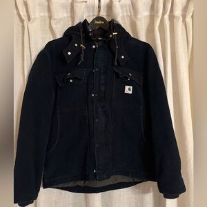 Carhartt Adam Kimmel Men's Dark Blue Hooded Field Jacket